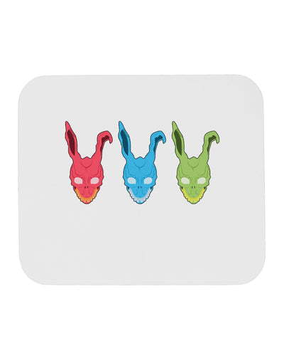 Scary Bunny Tri-color Mousepad-TooLoud-White-Davson Sales