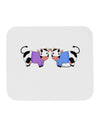 Cute Pair of Sweater Cows Mousepad-TooLoud-White-Davson Sales