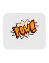 Onomatopoeia POW Mousepad-TooLoud-White-Davson Sales