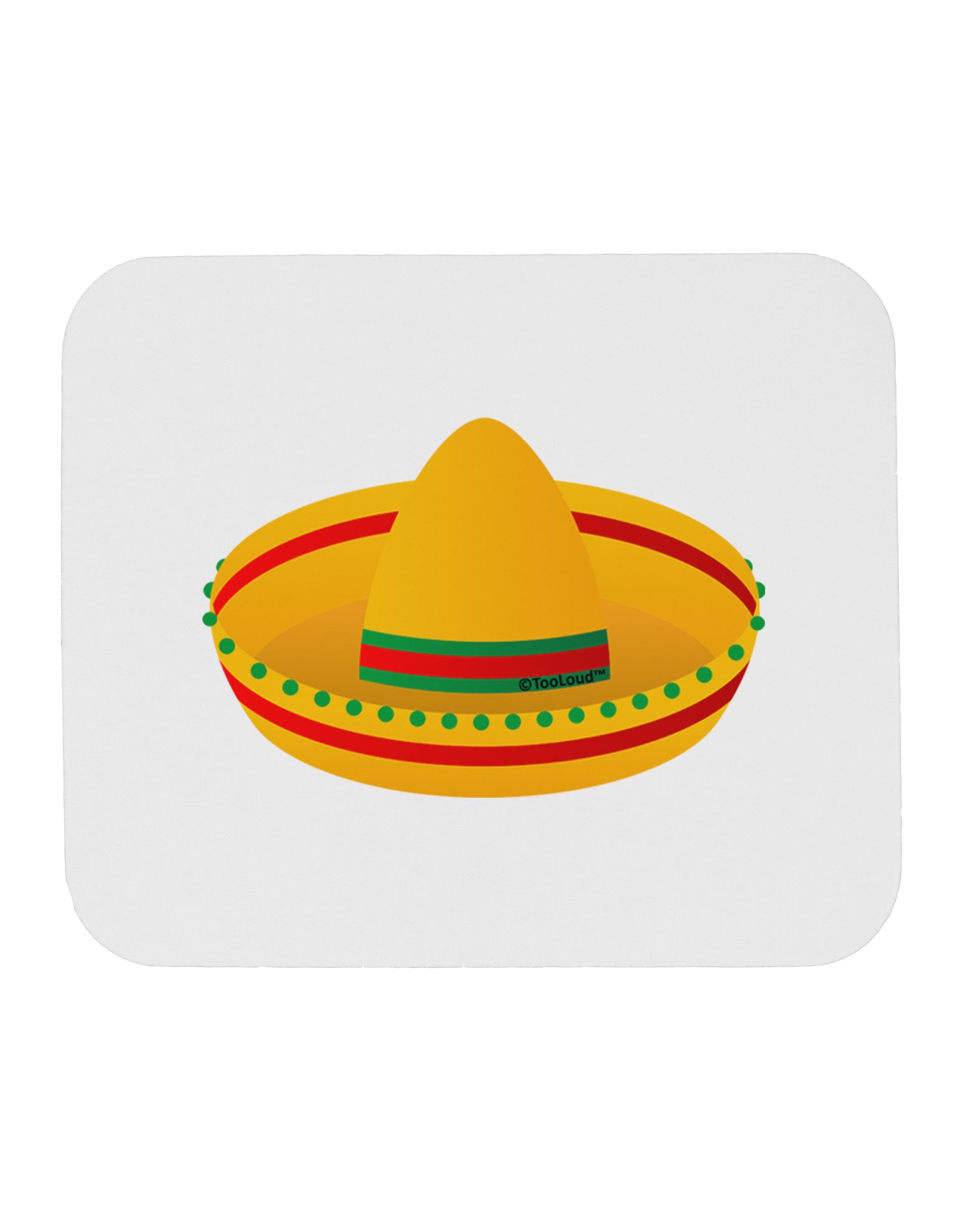 Sombrero Design Mousepad by TooLoud-TooLoud-White-Davson Sales