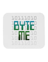 Byte Me Mousepad-TooLoud-White-Davson Sales