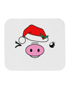 Kyu-T Face Oinkette Santa Hat Girl Pig Mousepad-TooLoud-White-Davson Sales