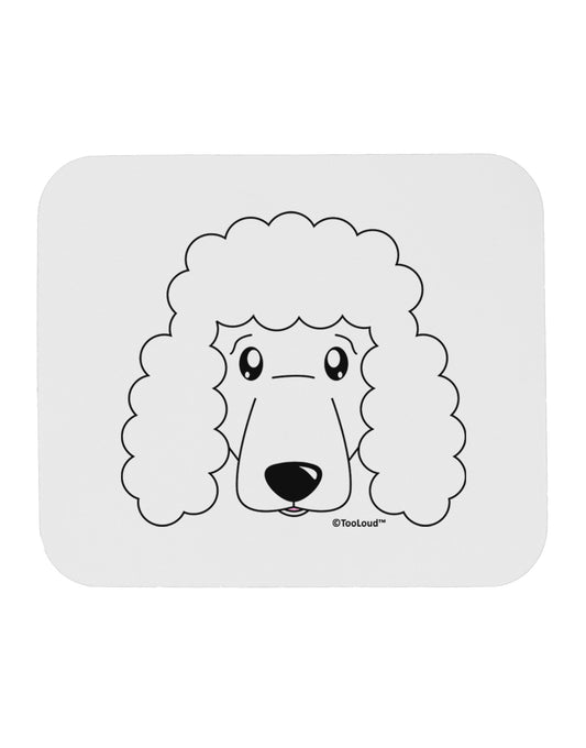 Cute Poodle Dog - White Mousepad by TooLoud-TooLoud-White-Davson Sales