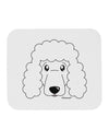 Cute Poodle Dog - White Mousepad by TooLoud-TooLoud-White-Davson Sales