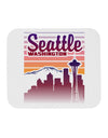 Seattle Washington Sunset Mousepad-TooLoud-White-Davson Sales