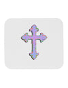 Easter Color Cross Mousepad-TooLoud-White-Davson Sales