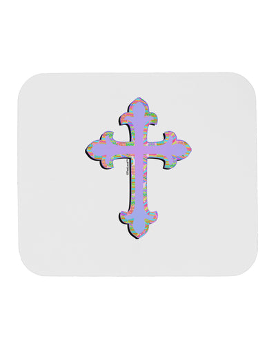 Easter Color Cross Mousepad-TooLoud-White-Davson Sales