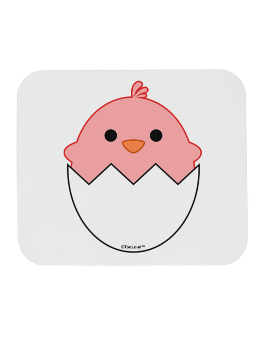 Cute Hatching Chick - Pink Mousepad by TooLoud-TooLoud-White-Davson Sales