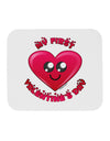 My First Valentine's Day Mousepad-TooLoud-White-Davson Sales