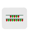 Merry Christmas Lights Red and Green Mousepad-TooLoud-White-Davson Sales