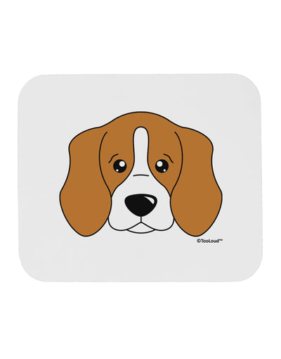 Cute Beagle Dog Mousepad by TooLoud-TooLoud-White-Davson Sales