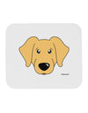 Cute Golden Retriever Dog Mousepad by TooLoud-TooLoud-White-Davson Sales