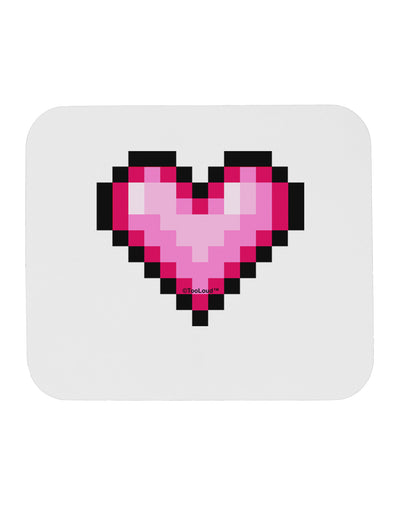 Pixel Heart Design B - Valentine's Day Mousepad by TooLoud-TooLoud-White-Davson Sales