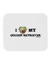 I Heart My Golden Retriever Mousepad by TooLoud-TooLoud-White-Davson Sales