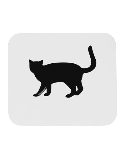 Cat Silhouette Design Mousepad by TooLoud-TooLoud-White-Davson Sales