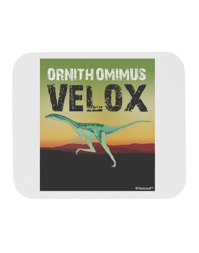 Ornithomimus Velox - With Name Mousepad by TooLoud-TooLoud-White-Davson Sales