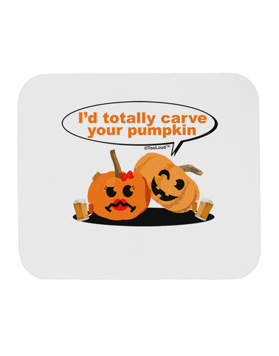 Carve your pumpkin Mousepad-TooLoud-White-Davson Sales