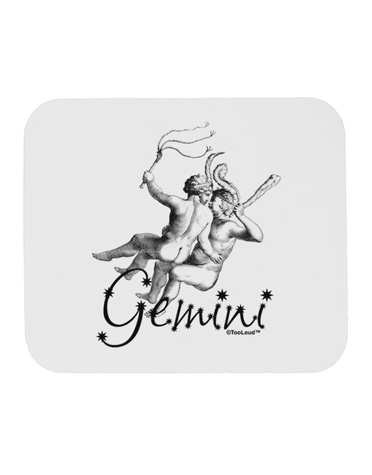 Gemini Illustration Mousepad-TooLoud-White-Davson Sales