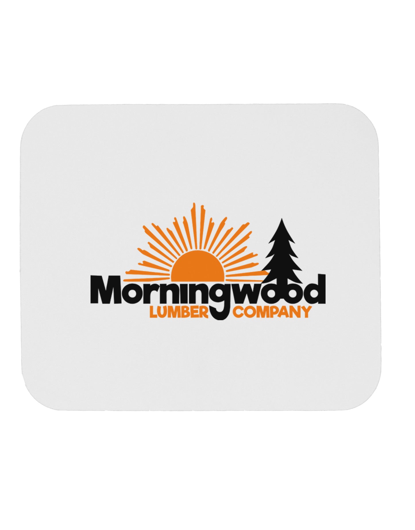 Morningwood Company Funny Mousepad by TooLoud-TooLoud-White-Davson Sales
