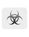 Biohazard Symbol Grey Stone - Apocalypse Mousepad-TooLoud-White-Davson Sales