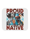 Proud Native American Mousepad-TooLoud-White-Davson Sales