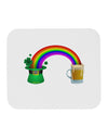 End Of The Rainbow - Beer Mousepad-TooLoud-White-Davson Sales