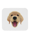 Cute Golden Retriever Puppy Face Mousepad-TooLoud-White-Davson Sales