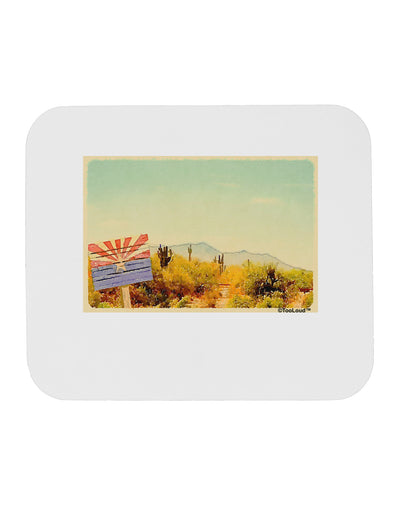 Arizona Scene Watercolor Mousepad-TooLoud-White-Davson Sales