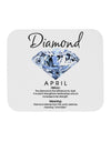 Birthstone Diamond Mousepad by TooLoud-TooLoud-White-Davson Sales