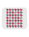 Christmas Red and Green Houndstooth Mousepad-TooLoud-White-Davson Sales