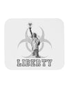 Biohazard Statue of Liberty - Liberty Mousepad-TooLoud-White-Davson Sales