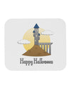 Moonlit Wizard Tower - Happy Halloween Mousepad-TooLoud-White-Davson Sales