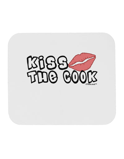 Kiss the Cook With Lips Mousepad by TooLoud-TooLoud-White-Davson Sales