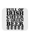 Full of Irish Cheer and Green Beer Mousepad by TooLoud-TooLoud-White-Davson Sales