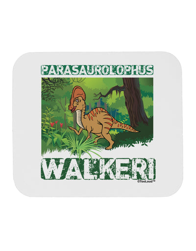 Parasaurolophus Walkeri - With Name Mousepad by TooLoud-TooLoud-White-Davson Sales