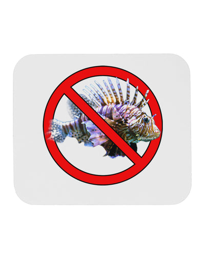 No Lionfish Mousepad-TooLoud-White-Davson Sales