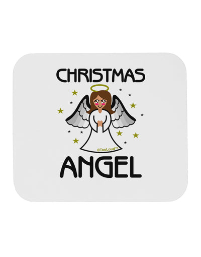 Christmas Angel Mousepad-TooLoud-White-Davson Sales