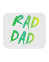 Rad Dad Design - 80s Neon Mousepad-TooLoud-White-Davson Sales