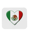 Mexican Flag Heart - Beveled Mousepad by TooLoud-TooLoud-White-Davson Sales