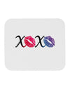 XOXO Kisses Mousepad-TooLoud-White-Davson Sales