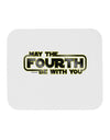 May The Fourth Be With You Mousepad-TooLoud-White-Davson Sales