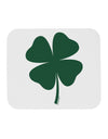 Lucky Four Leaf Clover St Patricks Day Mousepad-TooLoud-White-Davson Sales