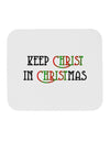 Keep Christ in Christmas Mousepad-TooLoud-White-Davson Sales