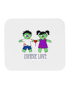 Zombie Love Couple Halloween Mousepad-TooLoud-White-Davson Sales