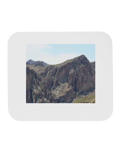 Arizona Saguaro Lake Mountains Mousepad-TooLoud-White-Davson Sales