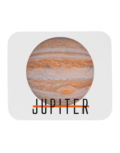 Planet Jupiter Earth Text Mousepad by TooLoud-TooLoud-White-Davson Sales