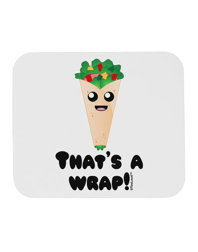 Thats A Wrap Cute Wrap Mousepad-TooLoud-White-Davson Sales