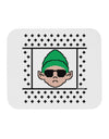 Cool Elf Christmas Sweater Mousepad-TooLoud-White-Davson Sales