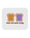 Cute PB and J Design - Made for Each Other Mousepad by TooLoud-TooLoud-White-Davson Sales