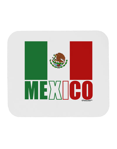 Mexican Flag - Mexico Text Mousepad by TooLoud-TooLoud-White-Davson Sales